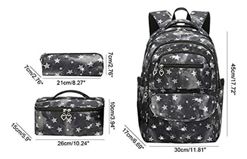 Juego De Mochilas Escolares Jiayou, 3 Unidades, Con Estampad