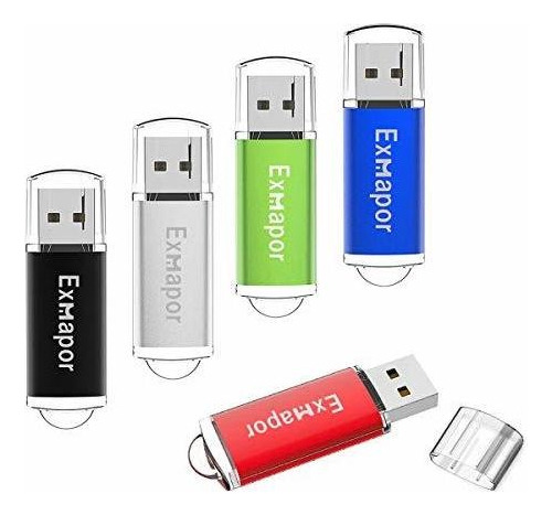 Exmapor 5pcs 32gb Usb Flash Drive Bulk Storage Memory Stick