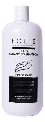  Shampoo Matizador Black 1litro Rayos, Canas, Platinado Folie