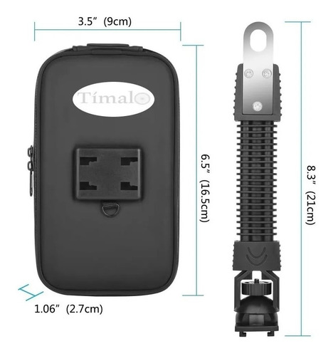 Imagen 4 de 4 de Soporte Funda Porta Celular Para Bicicleta Impermeable