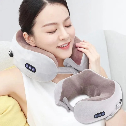 Masajeador Almohada Electrico Cuello Cervical Recargable