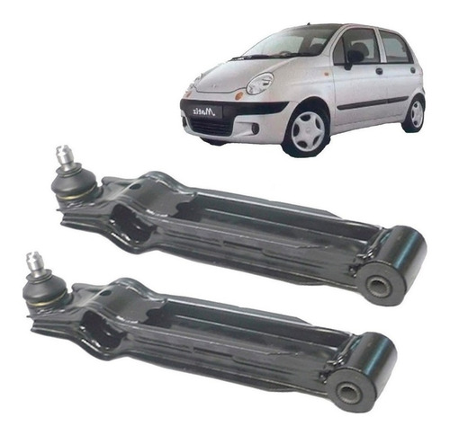  Par Bandejas Susp Inferior Der Izq Para Daewoo Matiz 98-03