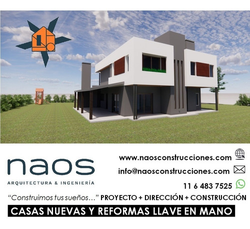 Imagen 2 de 10 de Naos Construcciones Llave Mano Casas Tradiconal Steel Frame