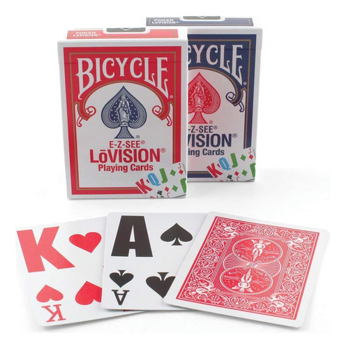 Bicicleta E-z Ver / Lo- Vision Juego De Cartas De Baraja