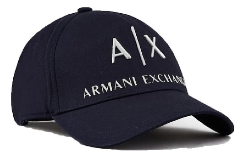 A|x Armani Exchange Gorra De Béisbol Para Hombre, Azul Mar.