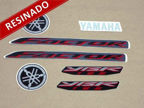 Kit Adesivos Ybr 125 2009 Preta Resinado 10184