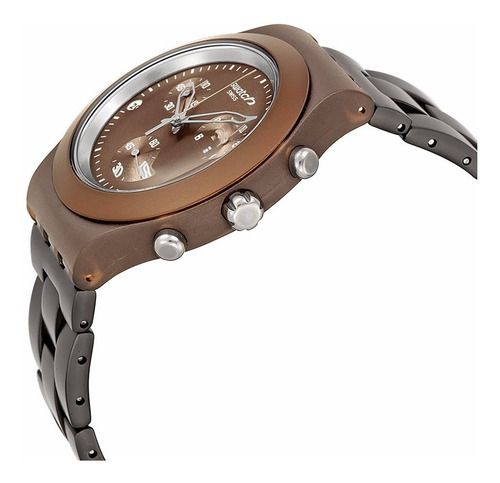 Relógio Swatch Full Blooded Smoky Brown Svcc4000ag