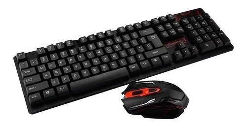 Combo Teclado Mouse Inalámbrico Hk6700