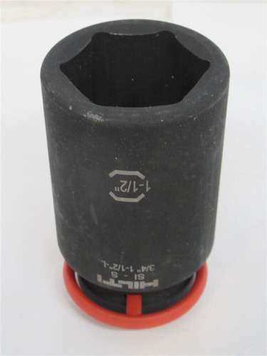 Hilti 2113273, 1-1/2  Deep Impact Socket, 3/4  Drive, 6  Fyy