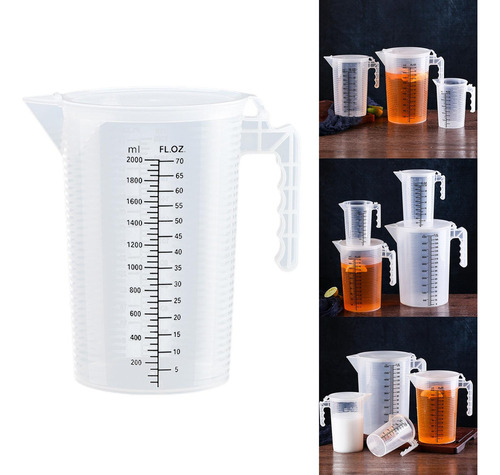 Taza Medidora Con Báscula, Utensilios De Cocina For 2 L