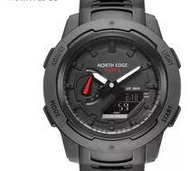 Comprar Pulsera de reloj de pulsera North Edge Mars 3 de silicona negra, color negro, color de fondo negro