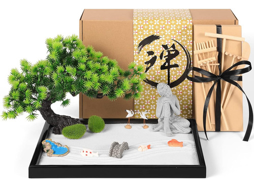 Artcome Jardin De Arena Zen Japones Para Escritorio Con R...