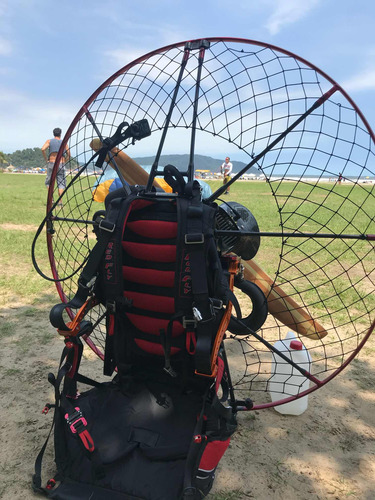Paramotor Bolt 210 Red Fly Red Carbon 1 Hora De Uso