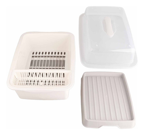 Escurridor De Platos, Minimalista, A Prueba De Polvo, Cuenco