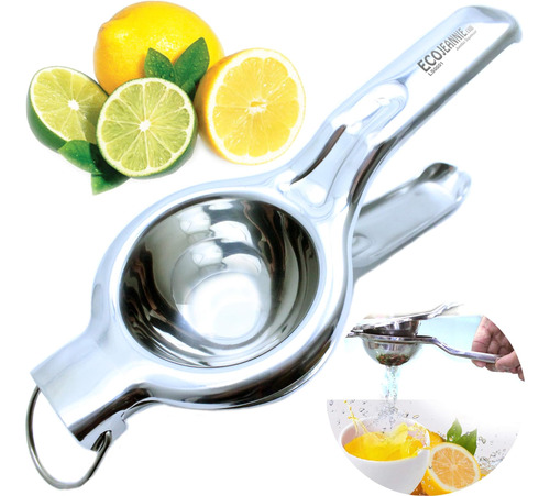 Ecojeannie Exprimidor De Limón De Calidad Premium Acero Inox