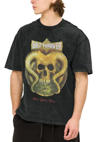 Camisetas Masculinas Vintage Grandes Bolt Thrower Who Dares