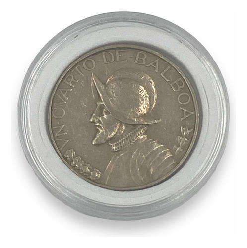 Antigua Moneda De 1/4 Balboa De Panamá Continente Americano
