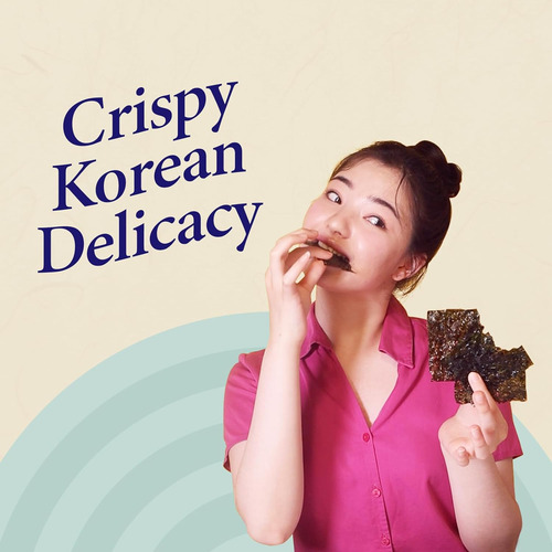 Snack Coreano De Algas, Kimchi Y Wasabi Wang