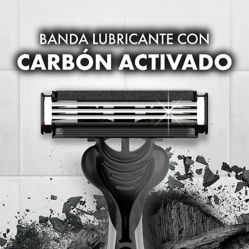 Máquina De Afeitar Gillette Prestobarba 3 Carbono 2 Un