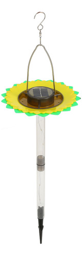 Lámpara Colgante Decorativa Solar Con Comedero Para Pájaros