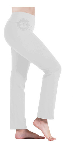 Calza Recta Tiro Alto 100% Lycra Mujer Talle Especial 3x-6x