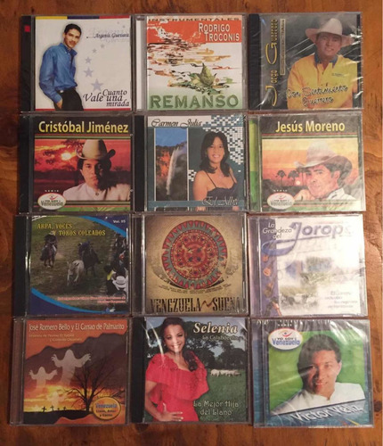 Varios Cds De Música Venezolana. 12 Cds Combo Completo.