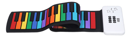 Piano Eletrônico De Rolo Manual De 49 Teclas Em Silicone Esp