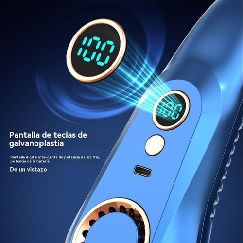 Ventilador Mini De Cuello Portatil Recargable Usb Personal Ventilador Chiquito Ventilador Portatil