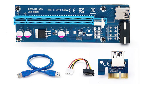 Pci-e 1x A X16 Riser Tarjetas Graficas Para Minería 