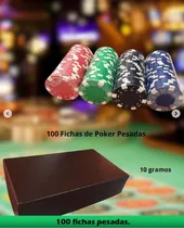 Comprar Fichas De Poker 100 Fichas Pesadas 10 G Calidad Casino