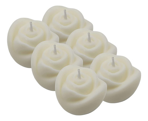 Flaming Rose Velas De Baja Temperatura Brotes 6pcs Reem...