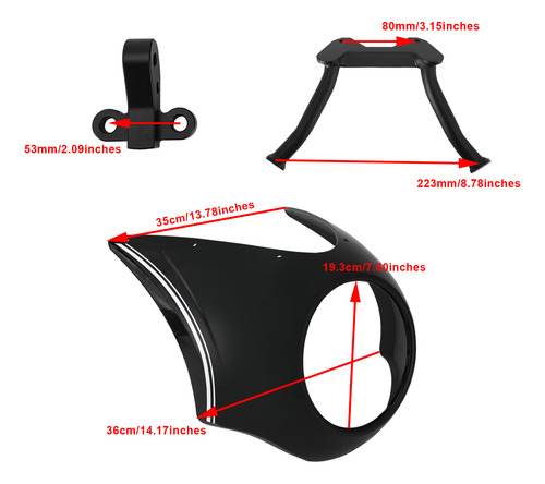 Pára-brisa De Tampa De Farol Para Bmw R18 2020 2021 2022