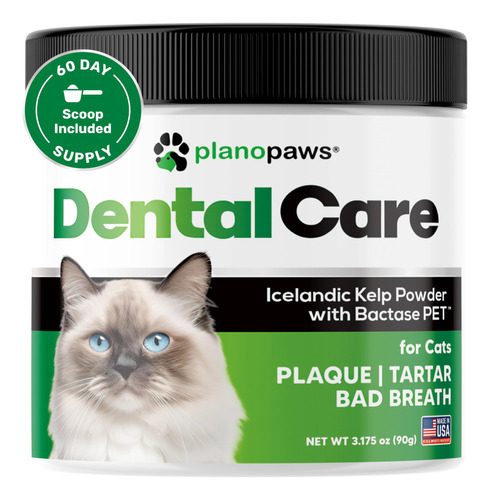 Eliminador De Placa Dental En Polvo Para Gatos Y Perros - Pl
