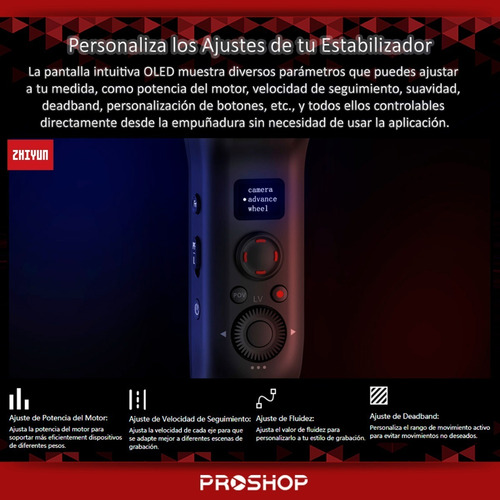 Imagen 3 de 10 de Estabilizador Gimbal Zhiyun Weebill S Cel 3 Ejes Steadycam!