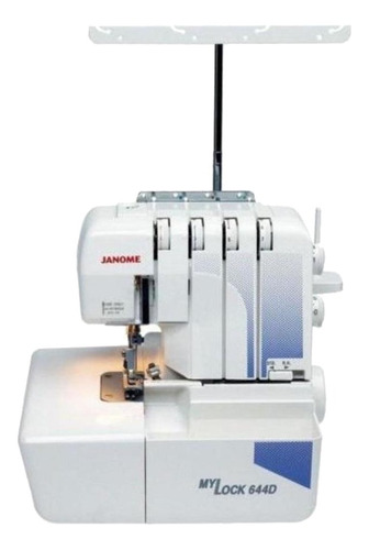 Máquina de coser Janome My Lock 644D portable blanca 220V