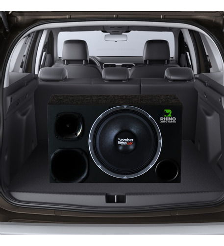 Alto Falante Atrack Bass 6k Bomber 3000w Rms 4 Ohms 15 Poleg Cor Branco