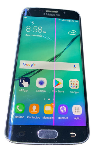 S6 Edge Liberado Funcional Sm-g925i Azul Marino (Usado)