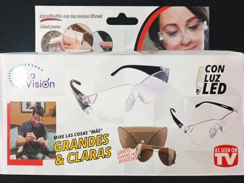 Lentes Lupa Visi n Ligeros Pr cticos Luz Led Unisex Original
