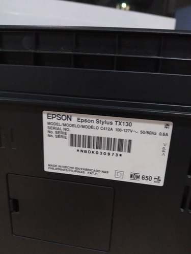 Imagen 5 de 8 de Impresora Epson Multifuncional Tx130 Rn Oferta140