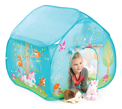 Juega Tent Fun2give Pop It Up Enchanted Forest Blue Kids 3+