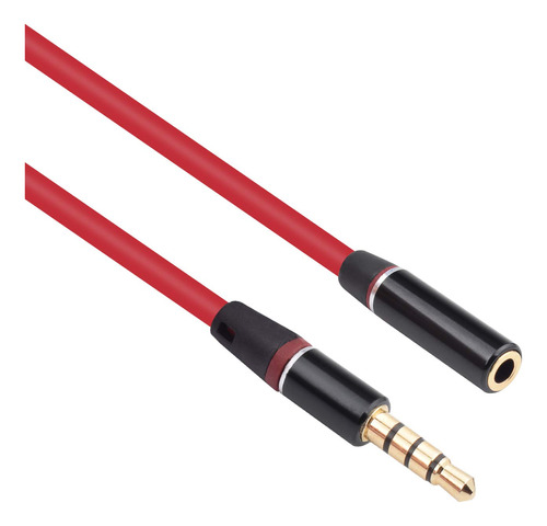 Cable Audio Extension 0.138 In Macho Hembra Para Beats Solo3