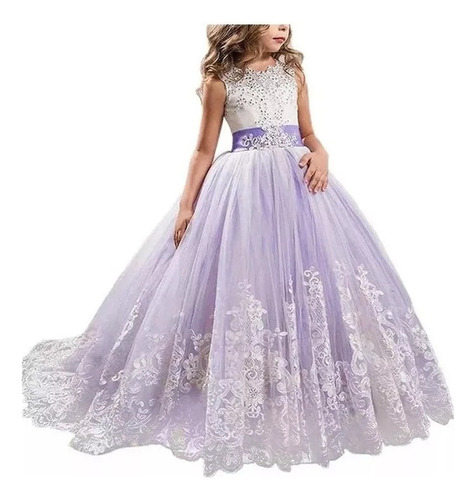 Vestido De Princesa Para Boda Cumpleaños De Niñas