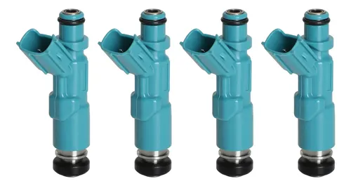 4 Iniettori Carburante 23250-23020 Per Toyota Yaris E Vitz 1.0L E 1.3L, 1999-2005, Sostituzione OEM, Migliorano Prestazioni E Consumi
