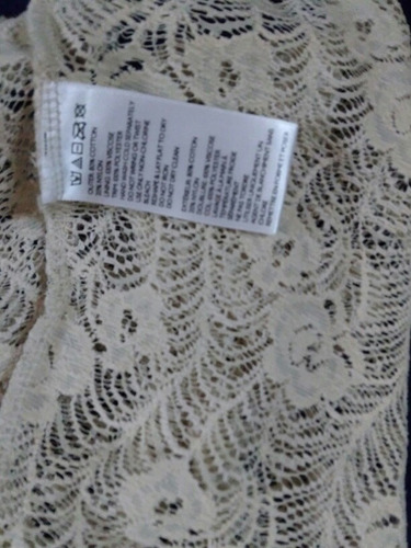 Pollera Larga Mujer Encaje Bordado Tajo Importada Ecote