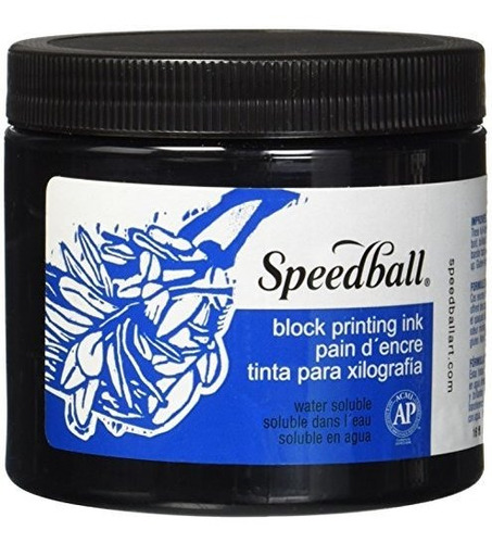Speedball 3700 Tinta De Impresion De Bloque De Agua, Color L