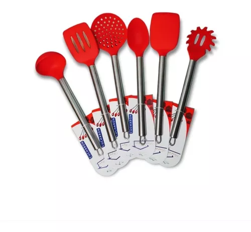 Set de cucharones para cocina x6 SW000414 Negro