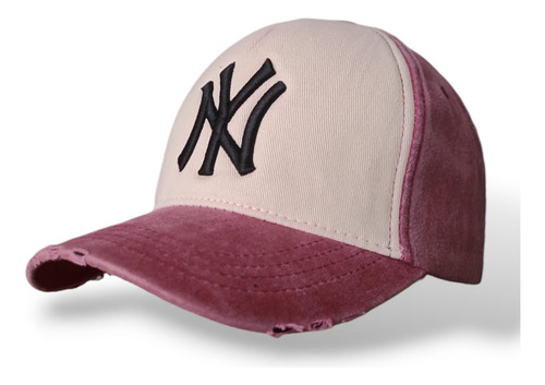 Gorra Ny Trucker Regulable New York Bordada Unisex Importada