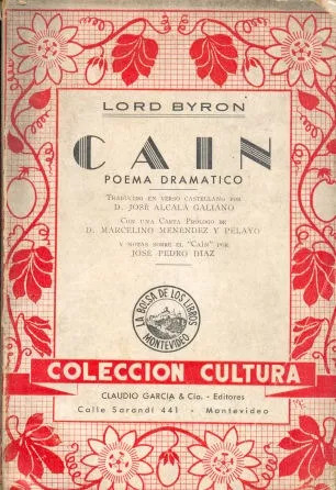 Lord Byron: Cain - Poema Dramatico