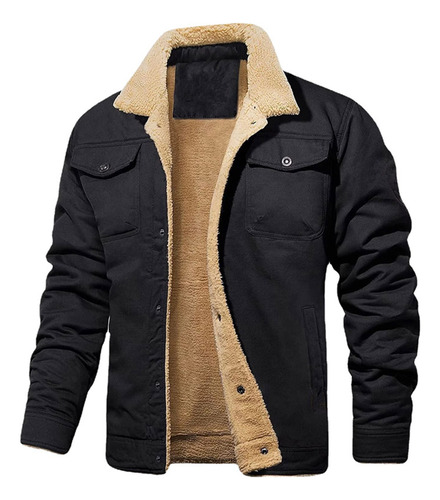 Chaqueta De Invierno Para Hombre Con Cálido Forro Polar