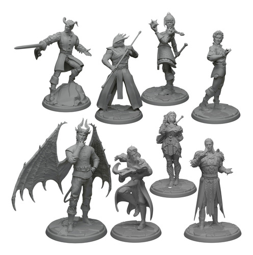 Miniaturas Personagens Baldur's Gate 3 Rpg Tabuleiro D&d